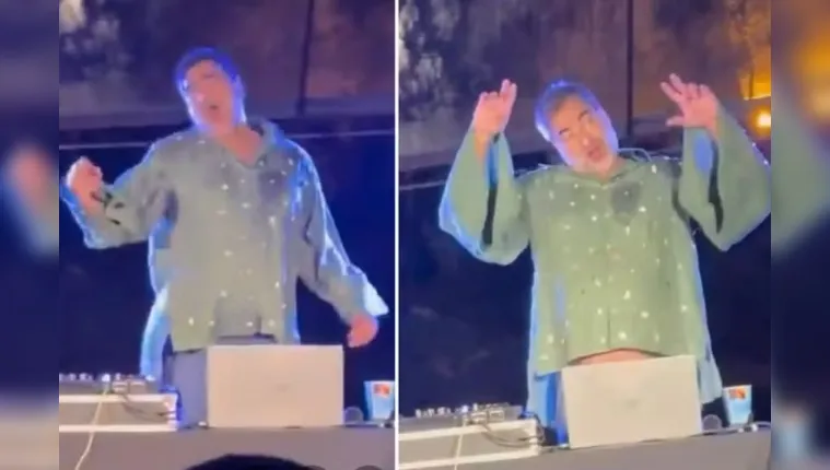 Zeca Camargo reage a vídeo após performance como DJ