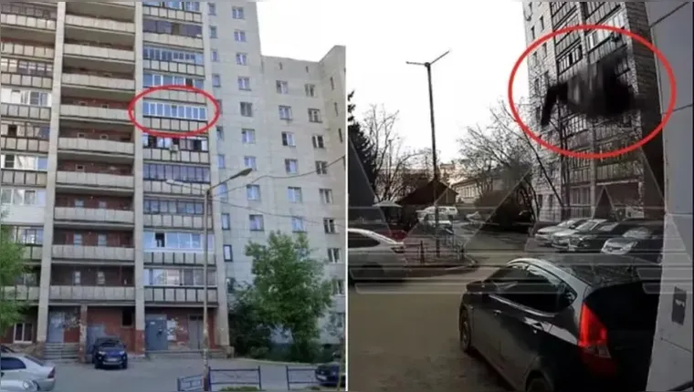 Vídeo: idosa de 80 anos sobrevive após cair do 6º andar