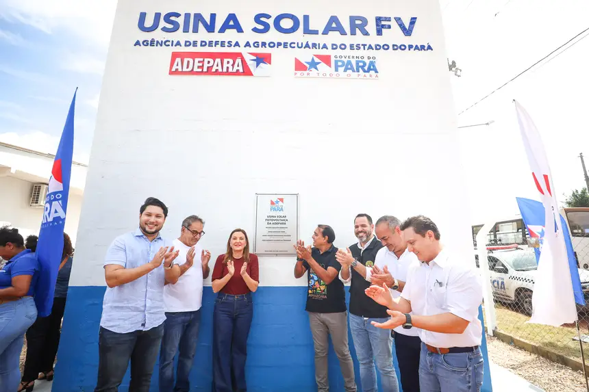 Governo do Estado entrega usina de geração de energia solar para Adepará