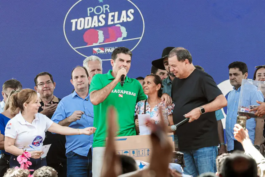 Governador: “Nosso objetivo é garantir que cada vez mais paraenses tenham acesso a saúde, cidadania e dignidade”, afirmou.