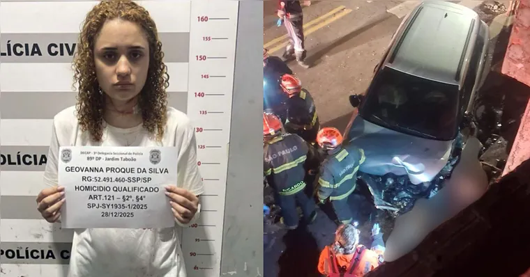 Mulher atropela e mata namorado e garota na garupa