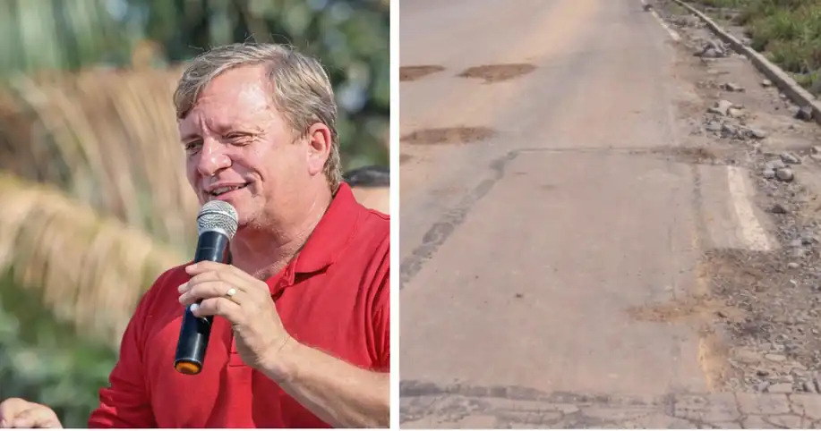 MP aponta irregularidades em obra da Rodovia Carimã durante gestão do ex-prefeito Darci Lermen
