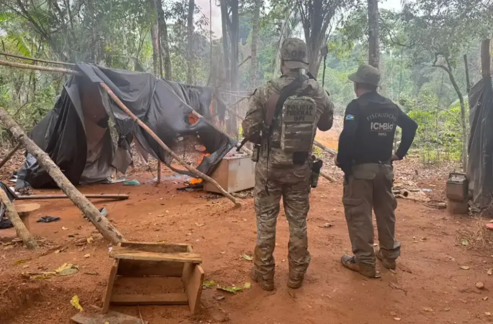 Garimpo ilegal de ouro é fechado pela Polícia Federal em Parauapebas