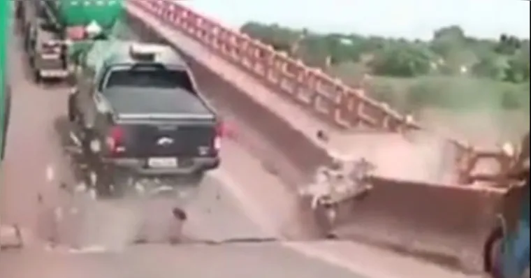 Vídeo revela novo ângulo de ponte que desabou em Tocantis; veja