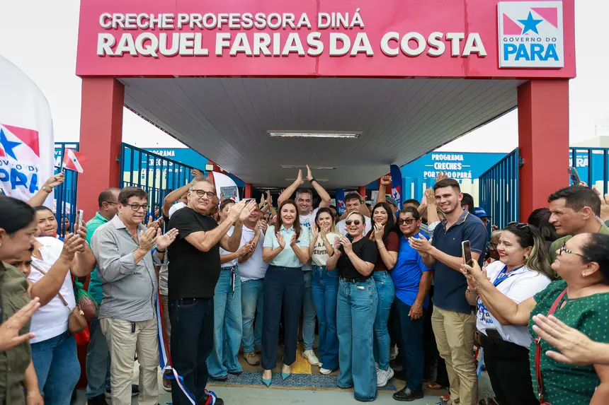 Governadora Hana Ghassan entrega a 26ª creche do programa 'Creches Por Todo o Pará', em Quatipuru