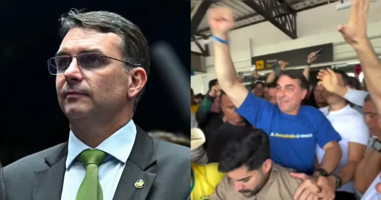 A visita de Flávio Bolsonaro ao Pará faz parte de uma estratégia nacional do PL. | Reprodução / Senado Federal / Redes Sociais