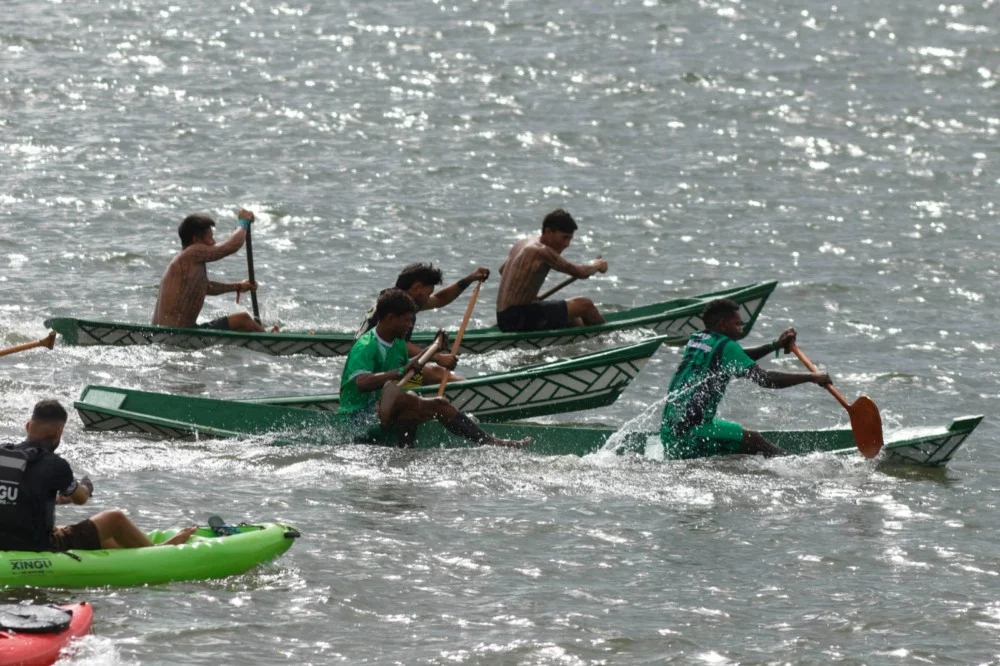 Festival de Cultura e Jogos Indígenas do Xingu chega ao fim neste domingo em Altamira. Foto: Oswaldo Forte