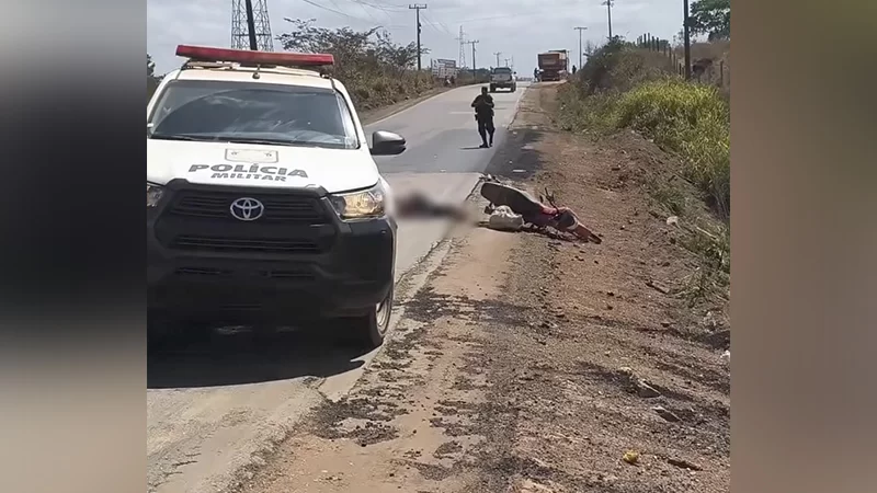 O acidente foi registrado nesta segunda-feira, na BR-155/ Foto: Divulgação