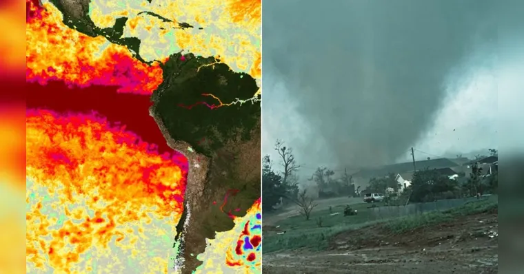 As projeções indicam influencia do fenômeno cada vais mais intenso em certas regiões do Brasil | Reprodução/Meteored