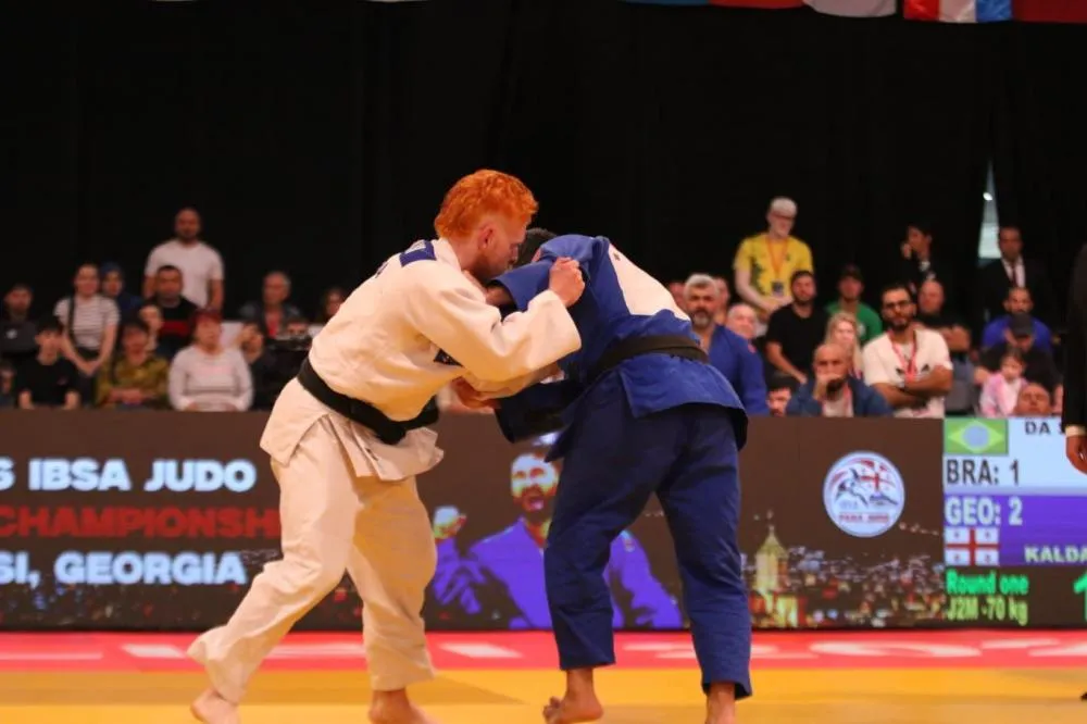 Thiego Marques ajuda Brasil a conquistar medalha de bronze no Mundial de Judô Paralímpico
