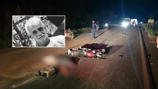 Antônio Ribamar da Silva morreu ao bater de frente com uma outra moto em São Geraldo do Araguaia, no sudeste do Pará. ( Foto: Reprodução Redes Sociais )