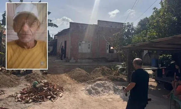 A imagem em destaque mostra a vítima do crime e o local onde o crime aconteceu. ( Foto: Foto: Reprodução | Correio de Carajás )