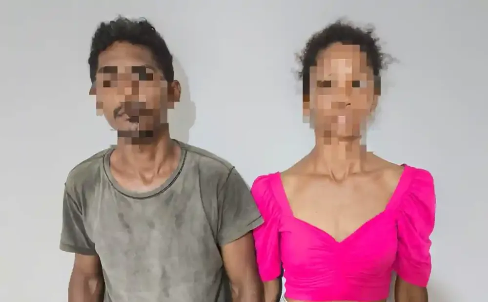 Casal é detido e motocicleta furtada é recuperada em rápida ação da Polícia Militar em Parauapebas